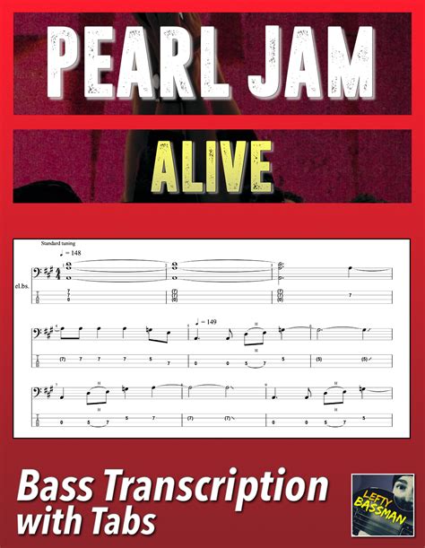 pearl jam alive bass